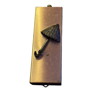 Vintage rain bonnet holder